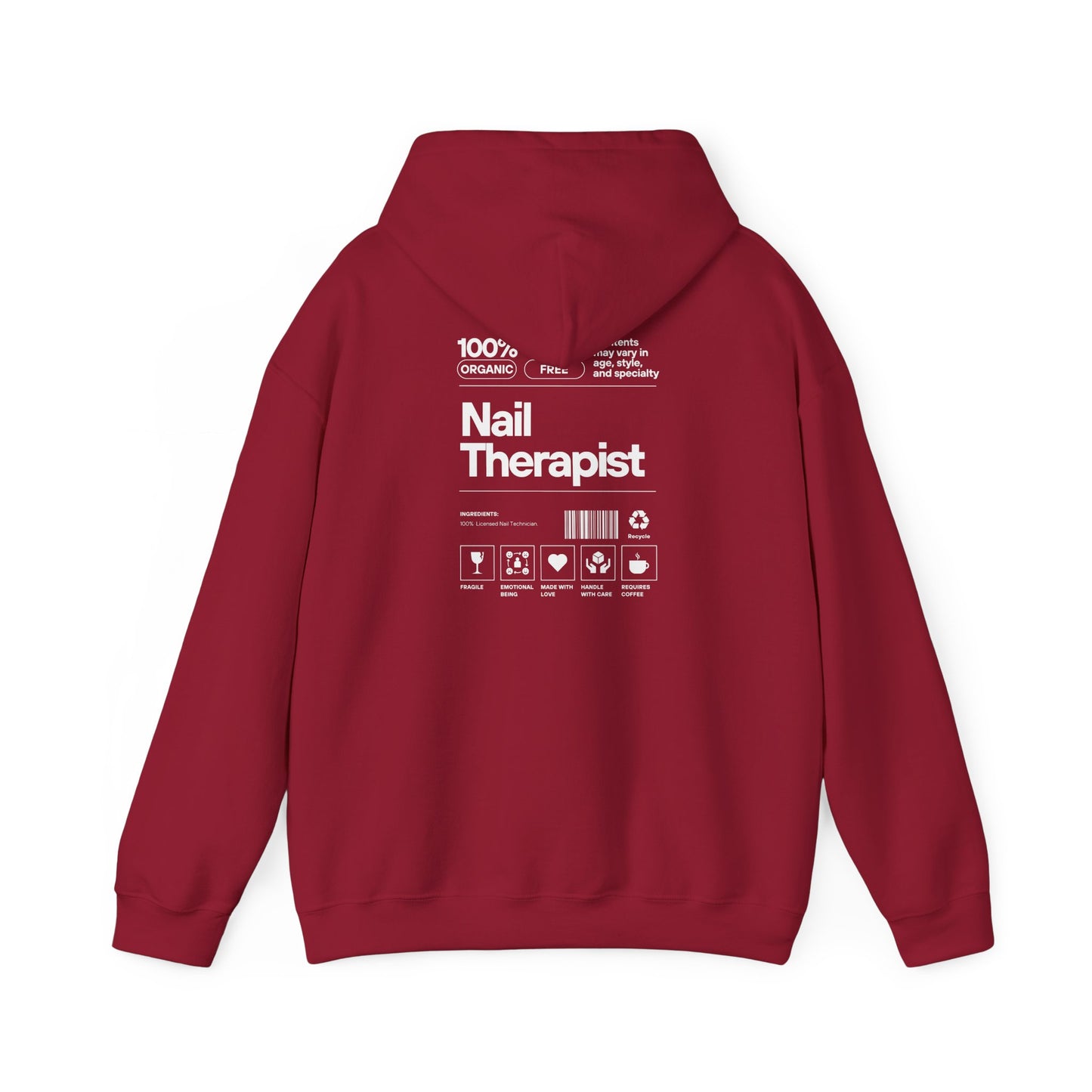 100% Nail Therapist- Unisex Hoodie