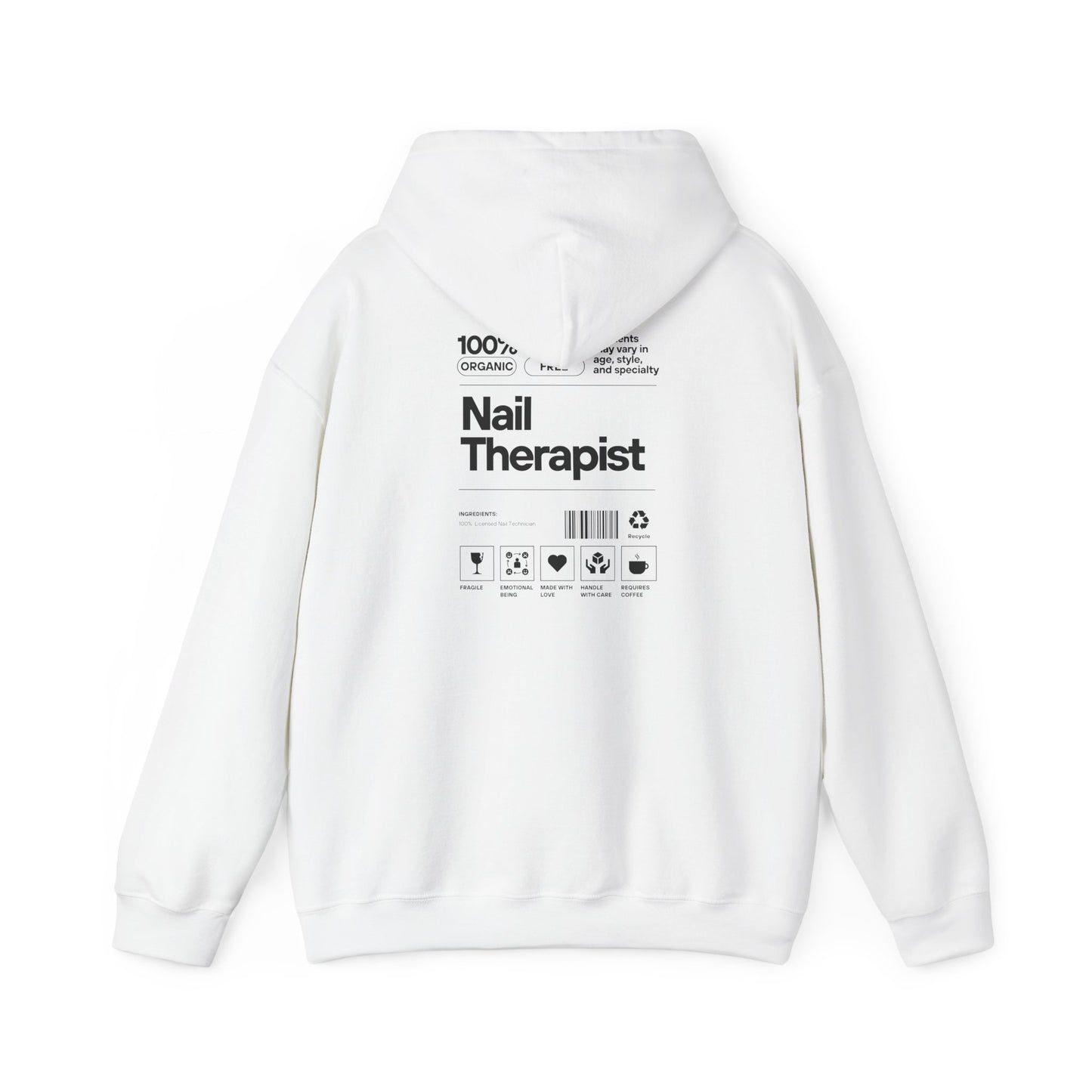 100% Nail Therapist- Unisex Hoodie