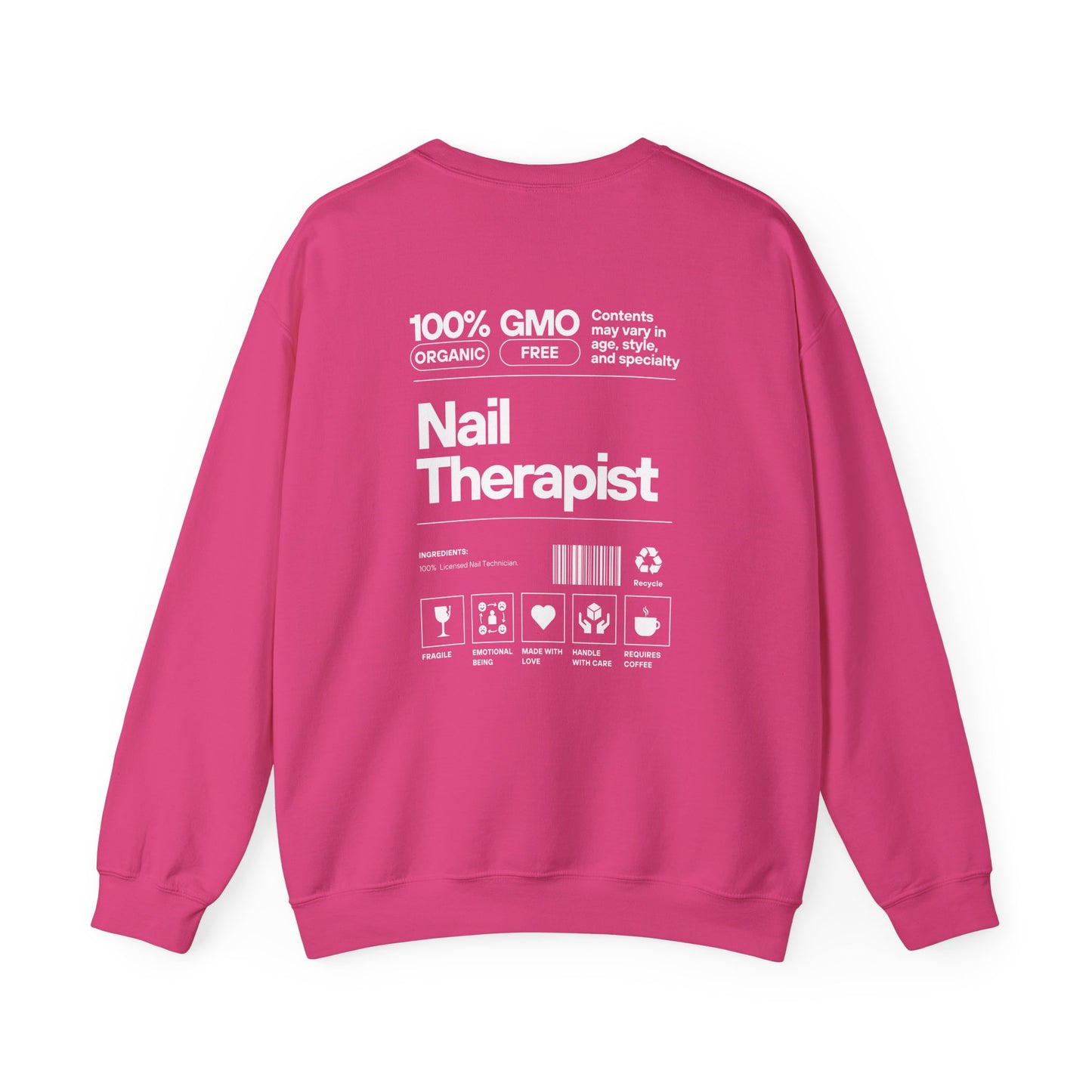 100% Nail Therapist- Unisex Crewneck