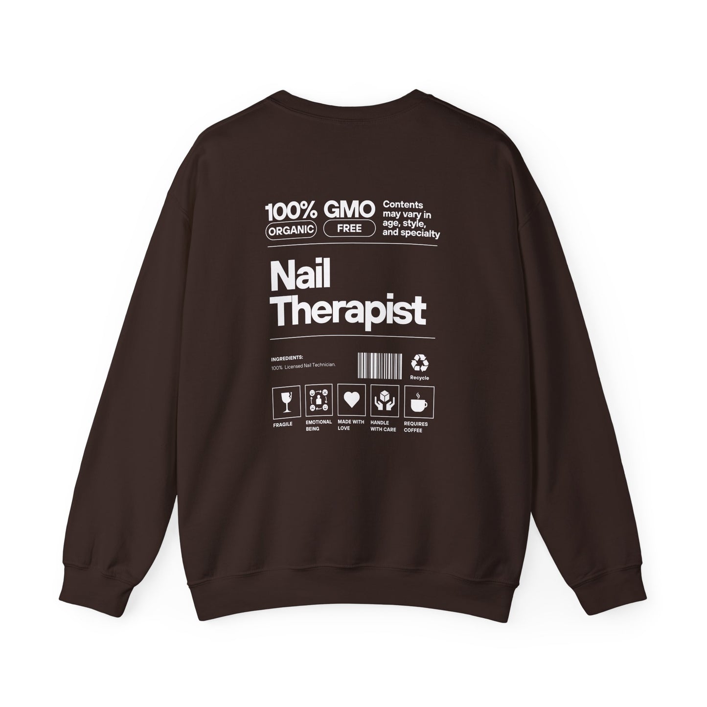 100% Nail Therapist- Unisex Crewneck