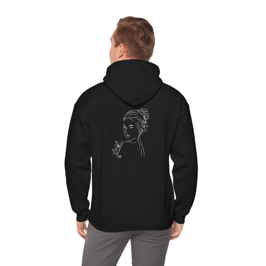 Line Drawing Graphic- Unisex Hoodie