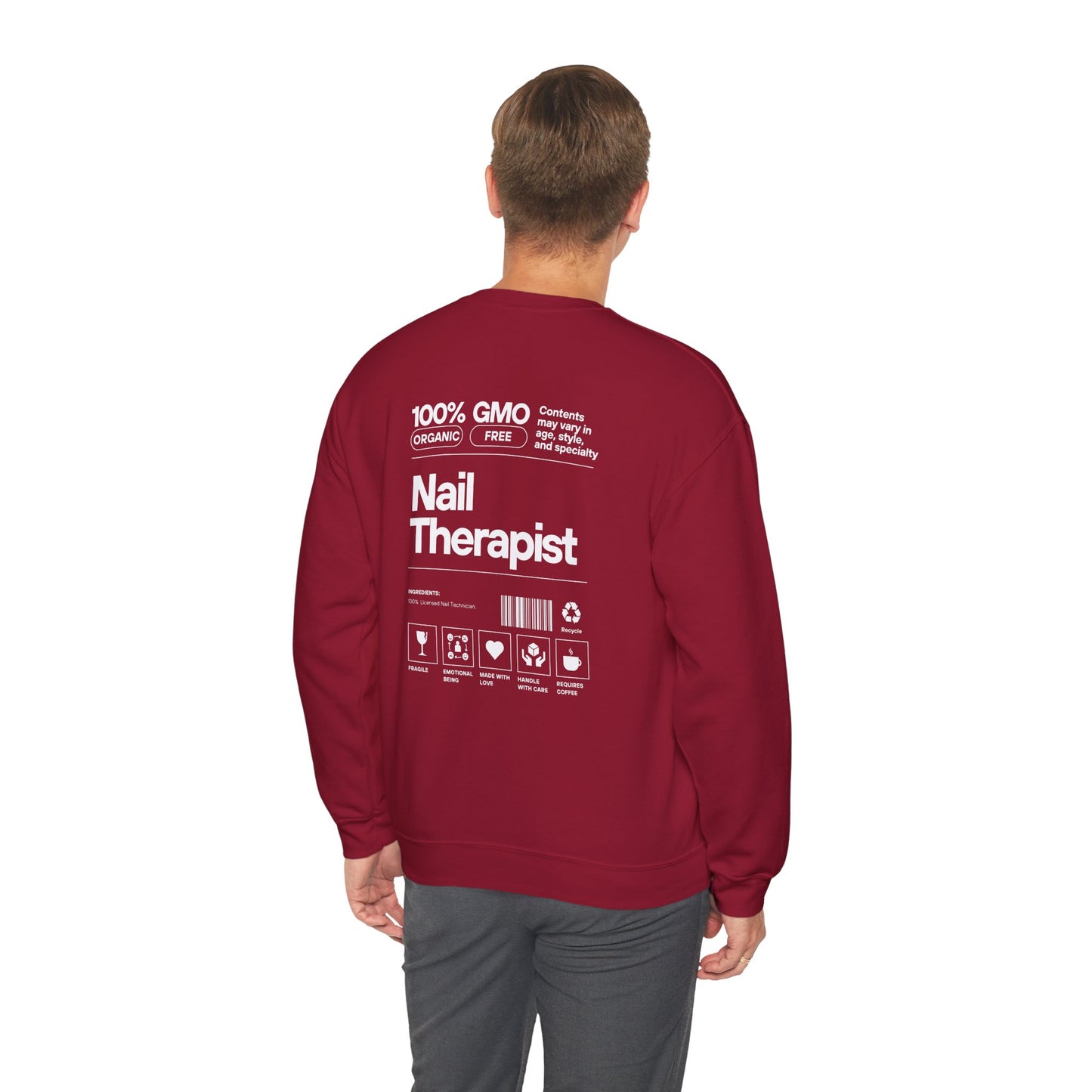 100% Nail Therapist- Unisex Crewneck