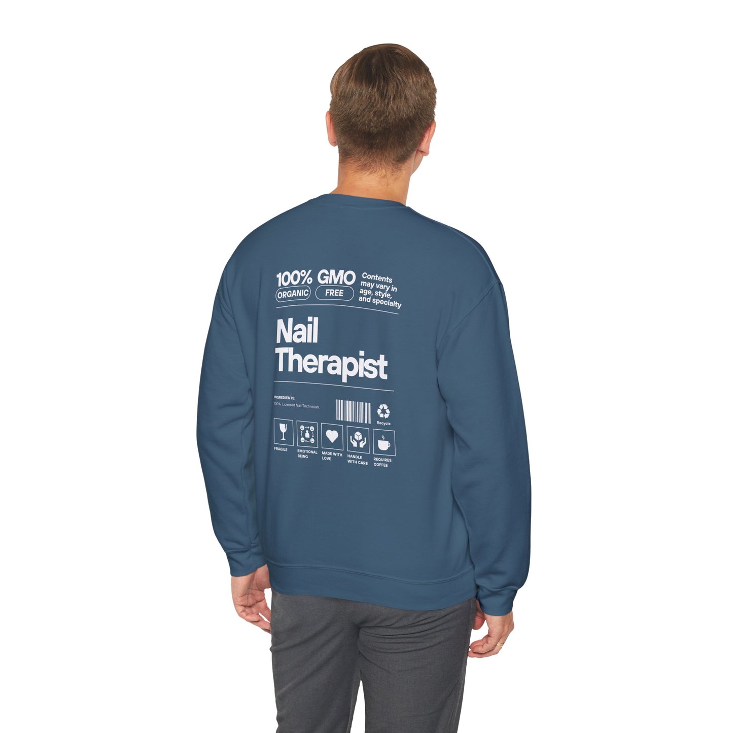 100% Nail Therapist- Unisex Crewneck