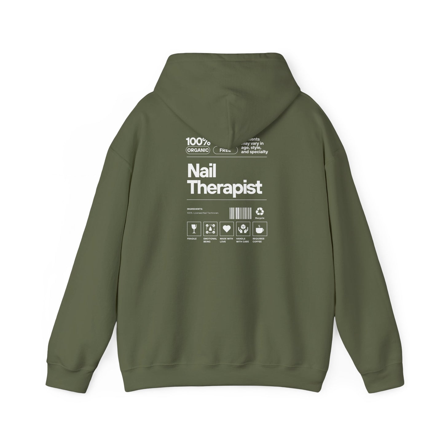 100% Nail Therapist- Unisex Hoodie