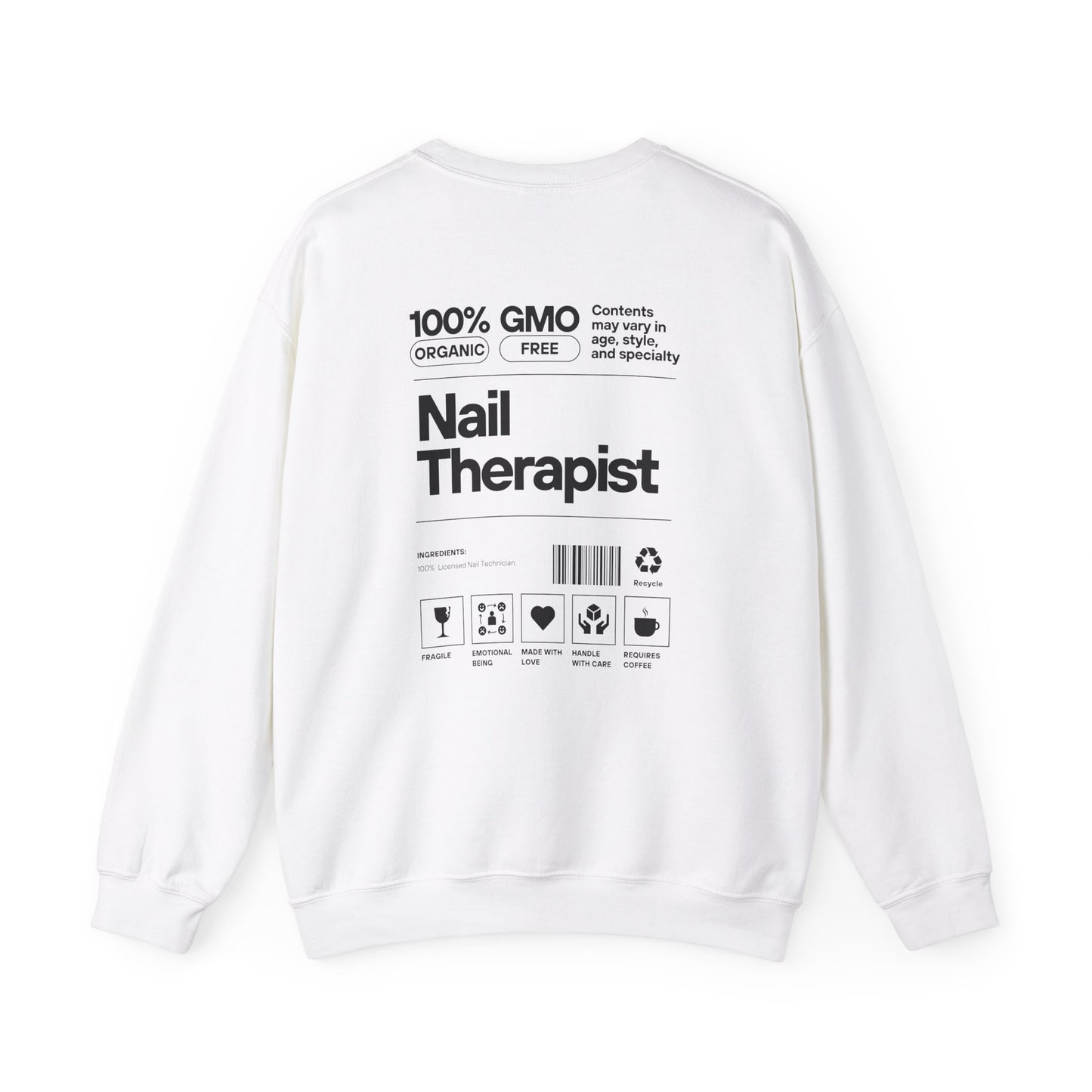 100% Nail Therapist- Unisex Crewneck