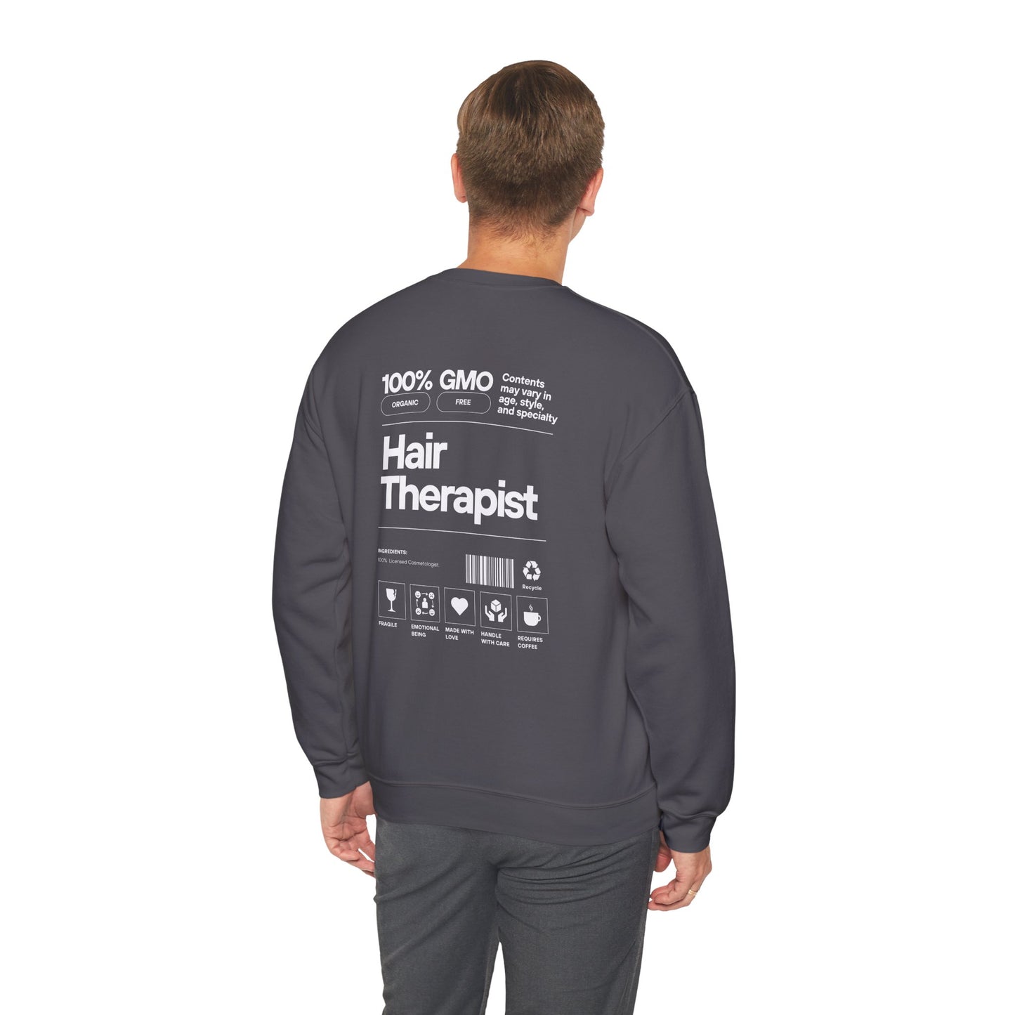 100% Hair Therapist- Unisex Crewneck