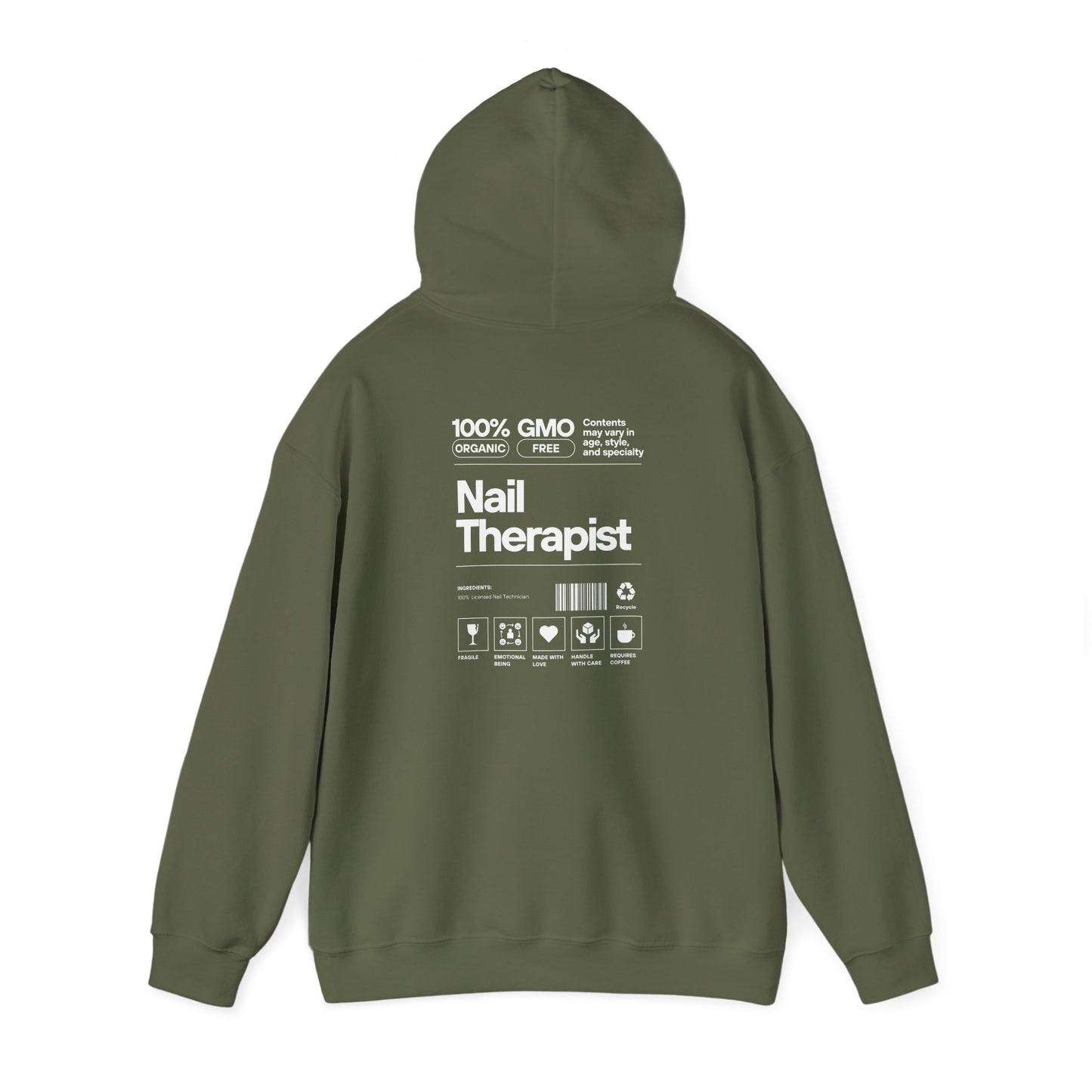 100% Nail Therapist- Unisex Hoodie