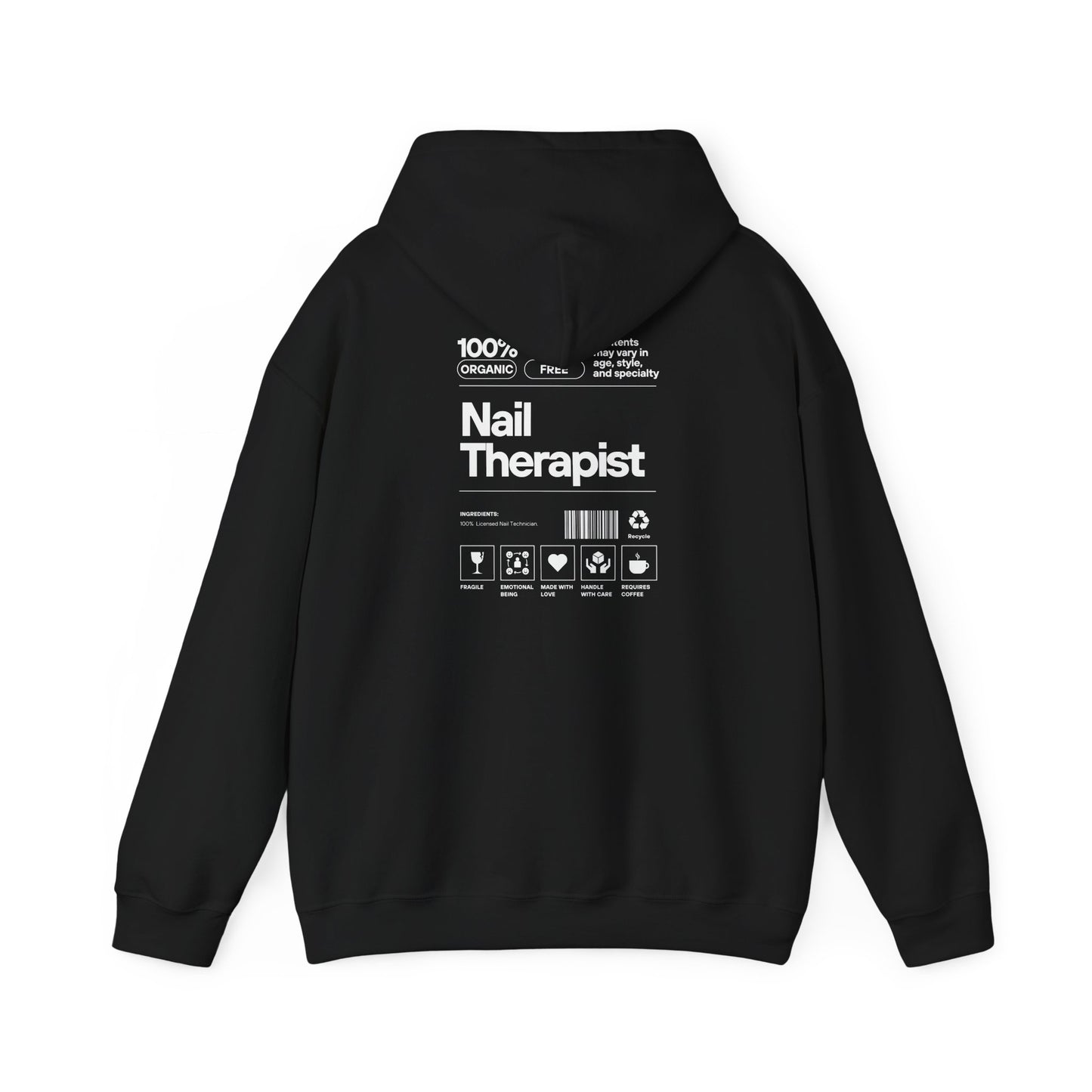 100% Nail Therapist- Unisex Hoodie