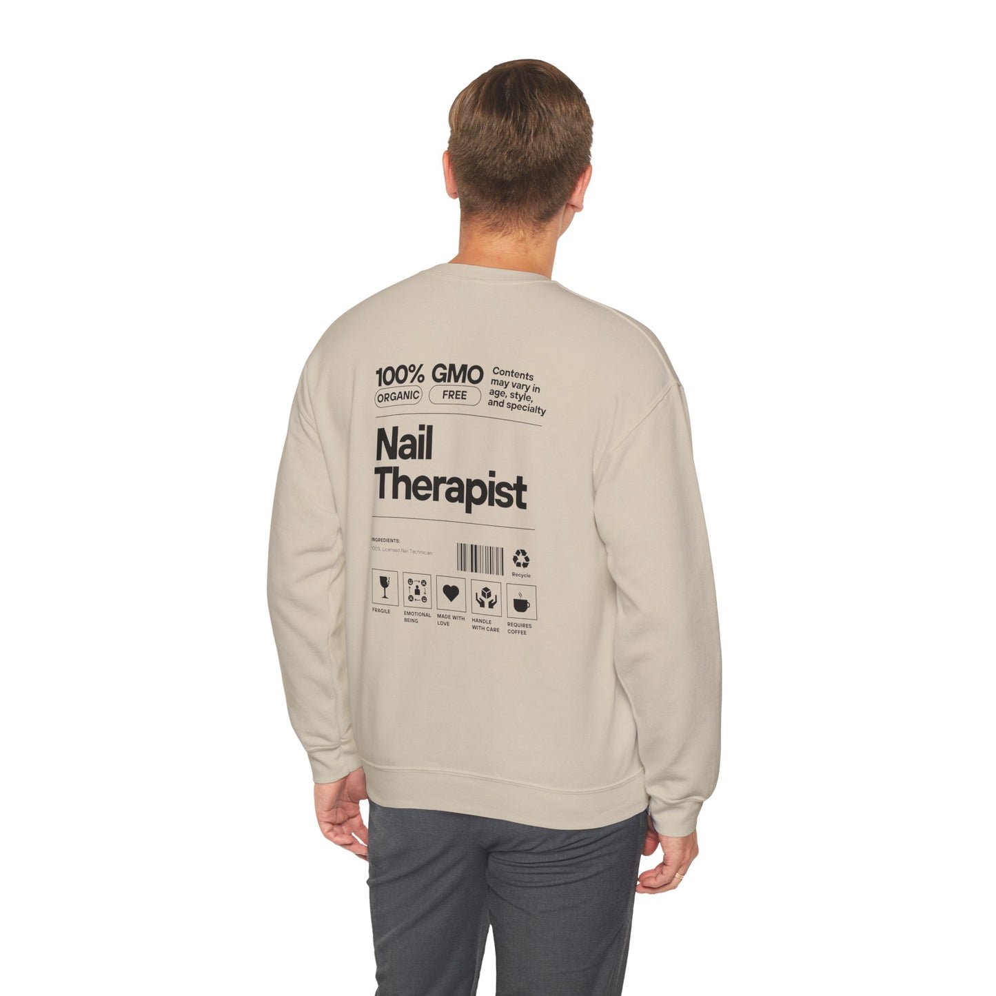 100% Nail Therapist- Unisex Crewneck