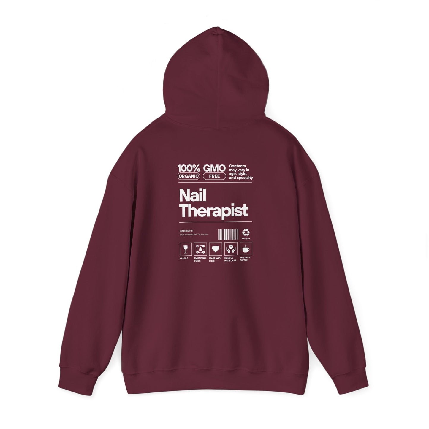 100% Nail Therapist- Unisex Hoodie