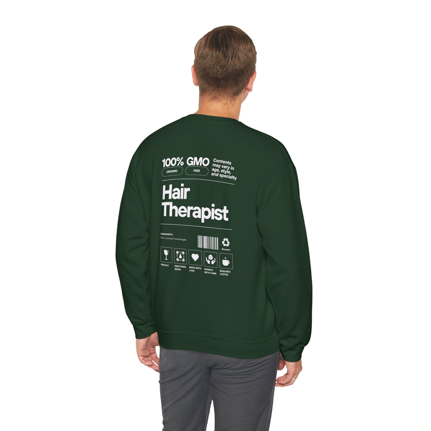 100% Hair Therapist- Unisex Crewneck