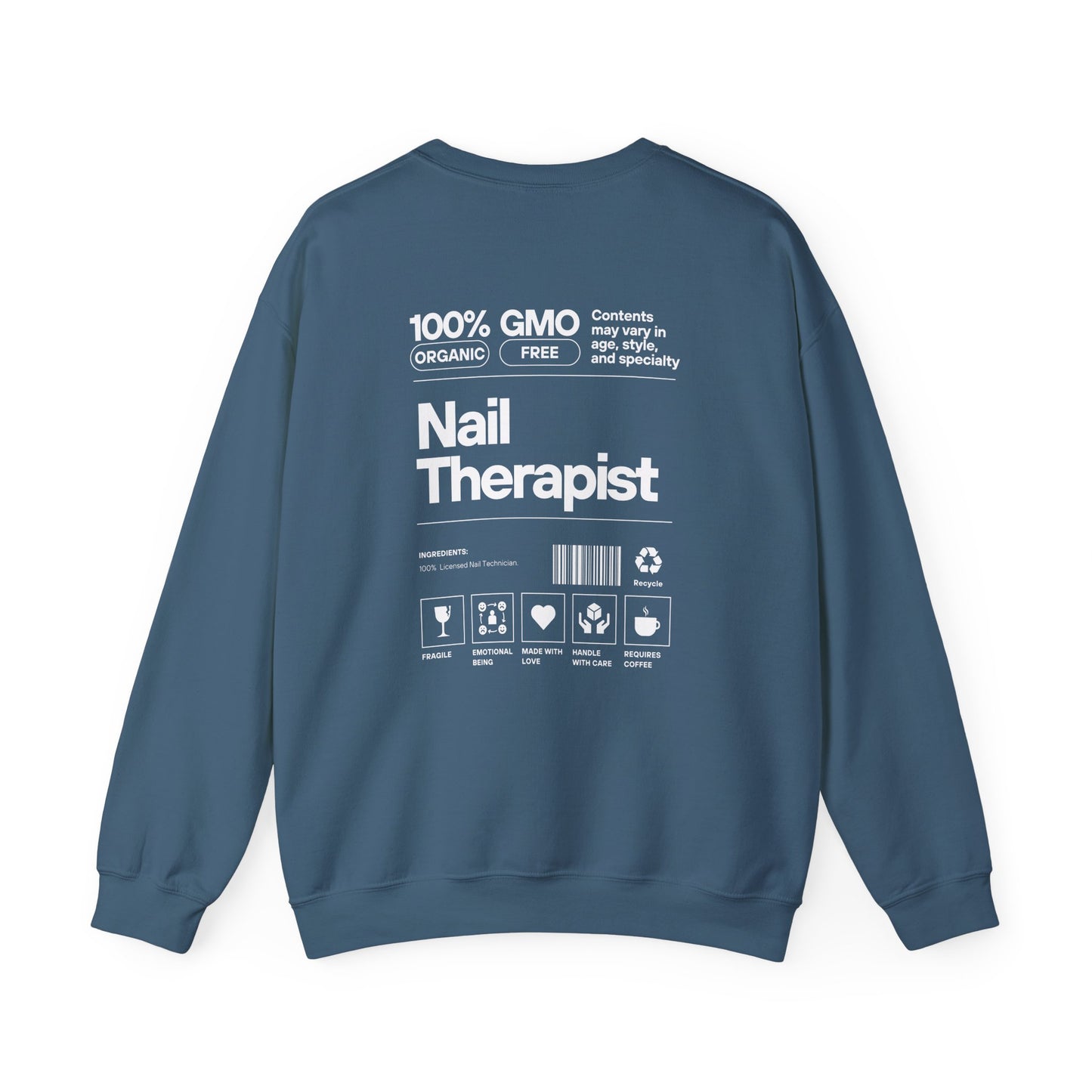 100% Nail Therapist- Unisex Crewneck