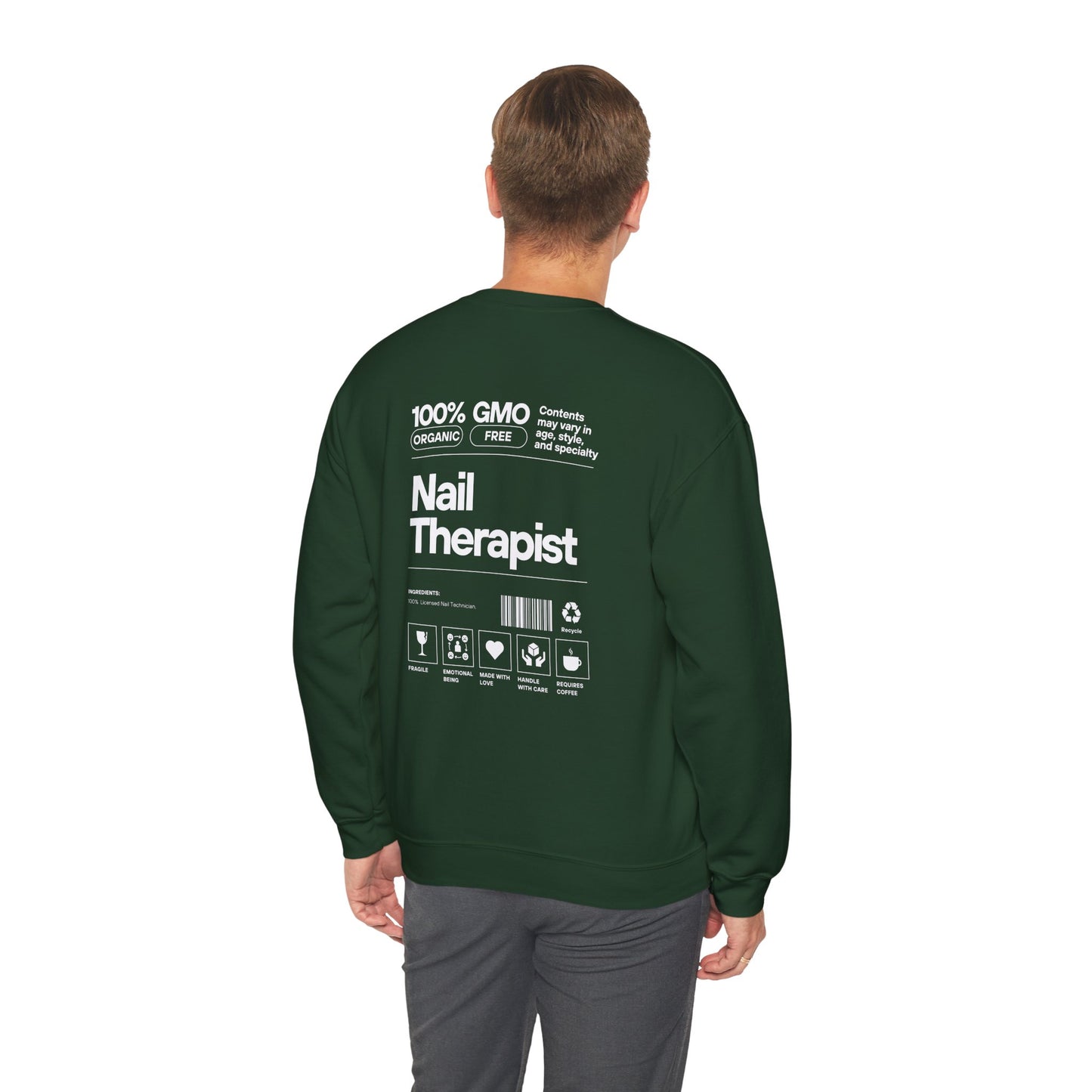 100% Nail Therapist- Unisex Crewneck