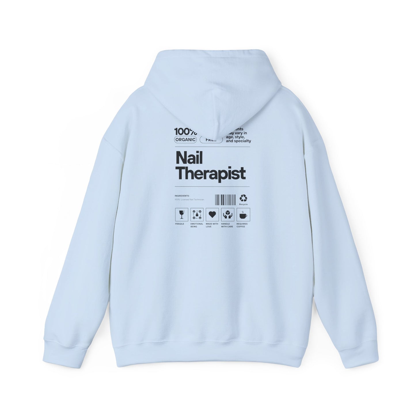 100% Nail Therapist- Unisex Hoodie