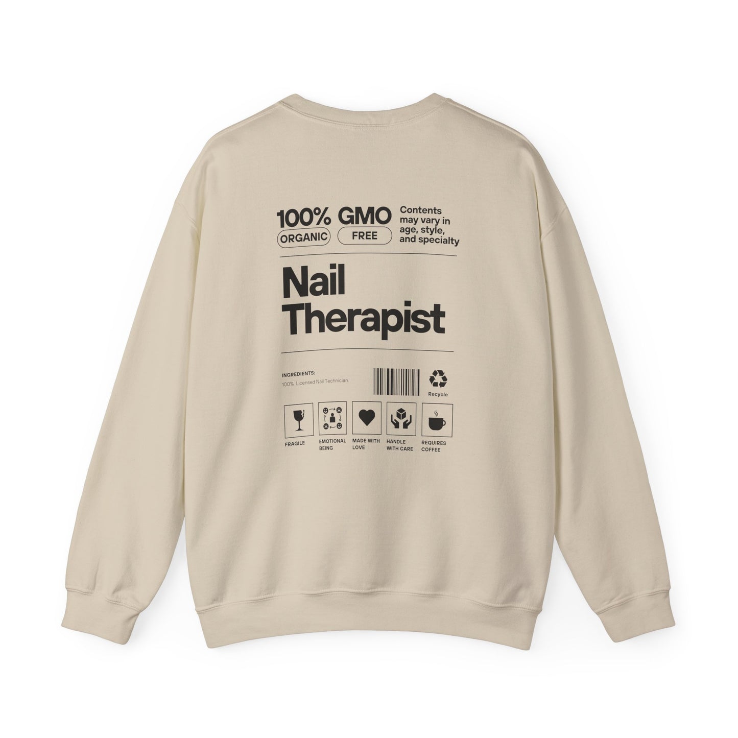 100% Nail Therapist- Unisex Crewneck