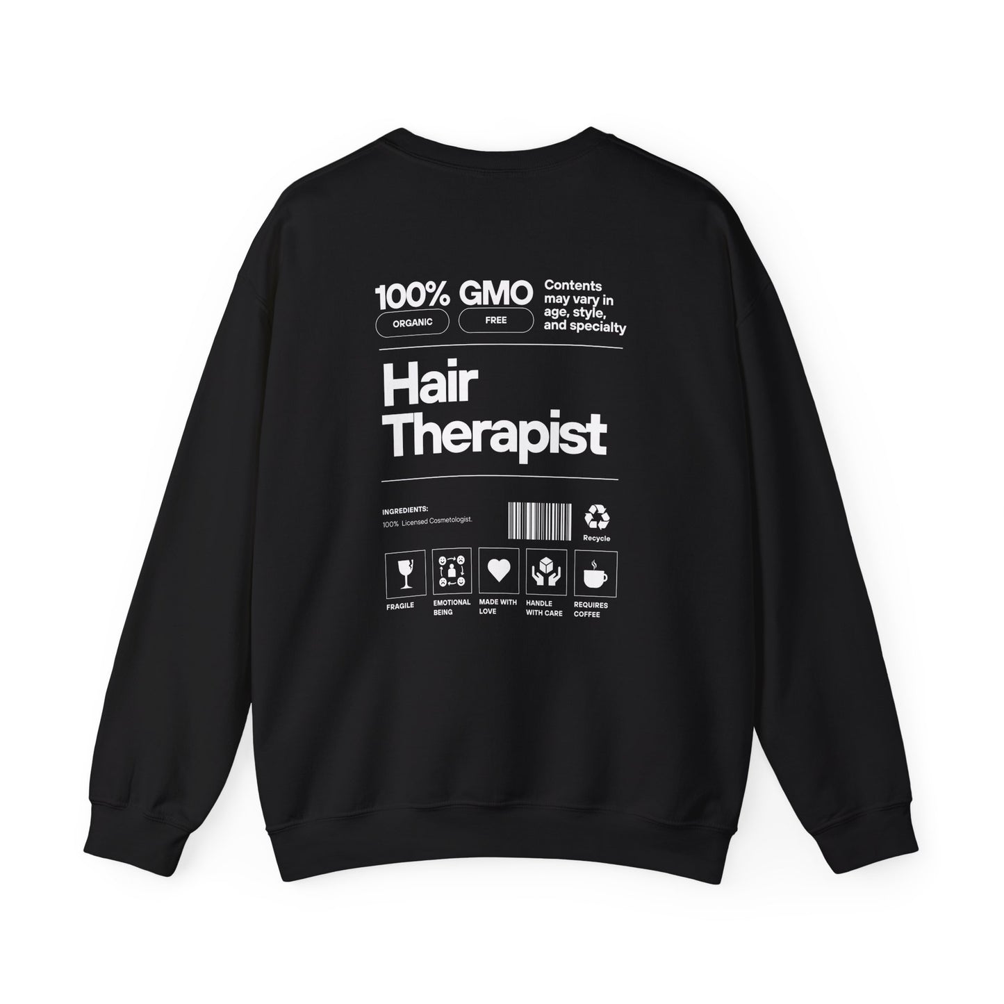 100% Hair Therapist- Unisex Crewneck