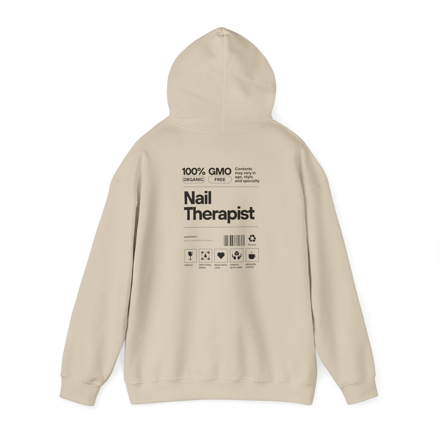 100% Nail Therapist- Unisex Hoodie