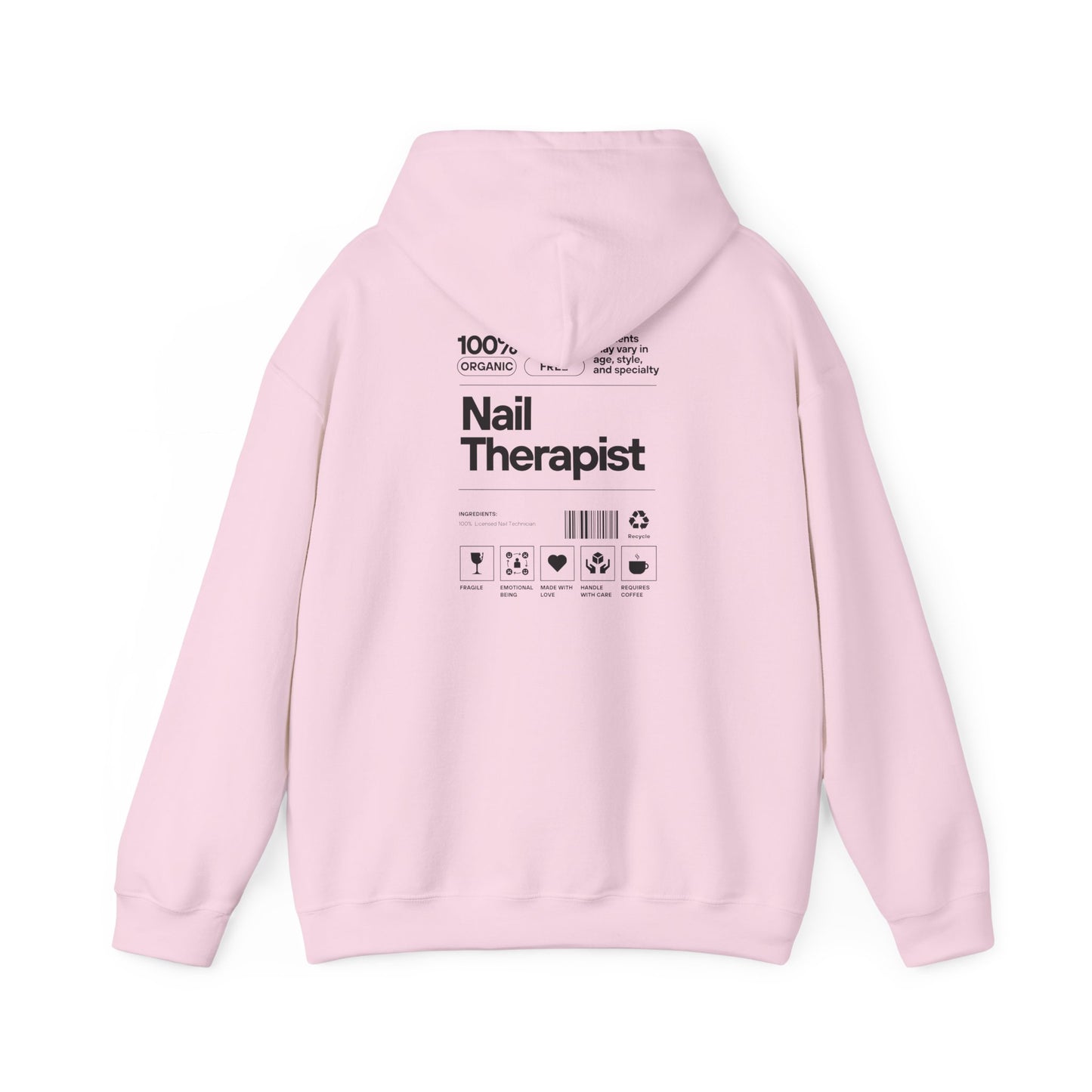 100% Nail Therapist- Unisex Hoodie