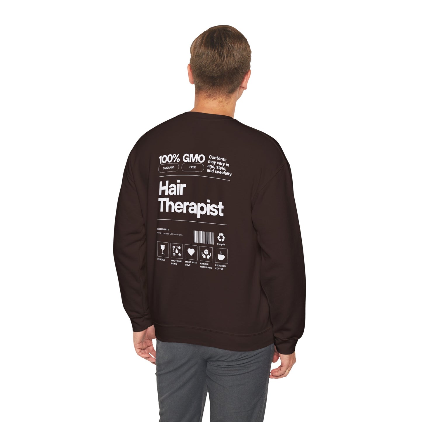 100% Hair Therapist- Unisex Crewneck